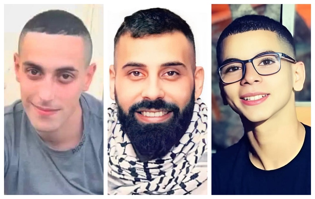 شهداء نابلس: الطفل أحمد شحادة، الشاب محمد حرزالله، الشاب محمد أبو كشك